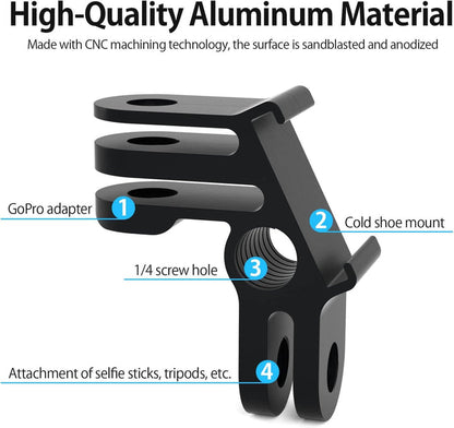 HSU Aluminum Vertical Mount Adapter with Cold Shoe