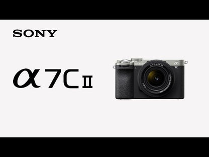 Sony Alpha 7CII | Full-Frame Mirrorless Camera (compact, 33MP, real-time autofocus, 10 fps, 4K movie recording, vari-angle touch screen), Silver