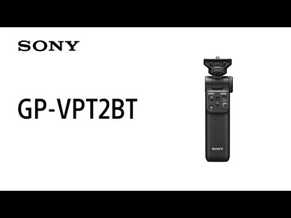 Sony GP-VPT2BT Handgrip (for Selfies and Vlogging, Can Also be Used As a Tripod, Compatible with Select Alpha and Cyber-Shot Cameras from Sony) Black